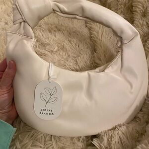 NWT!! Melie Bianco Elegant Cream Shoulder Bag